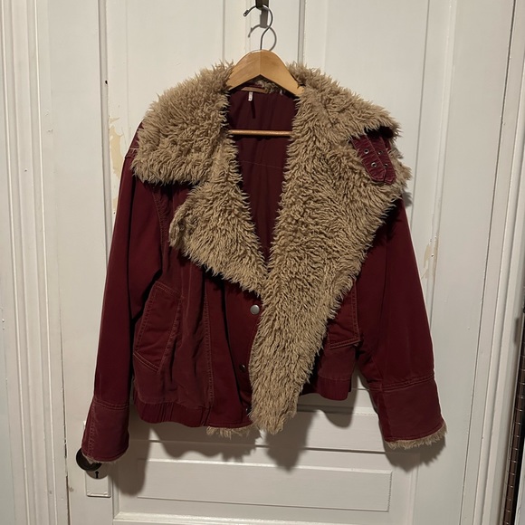 Free People Owen Sherpa Fleece Jacket - Picture 7 of 9